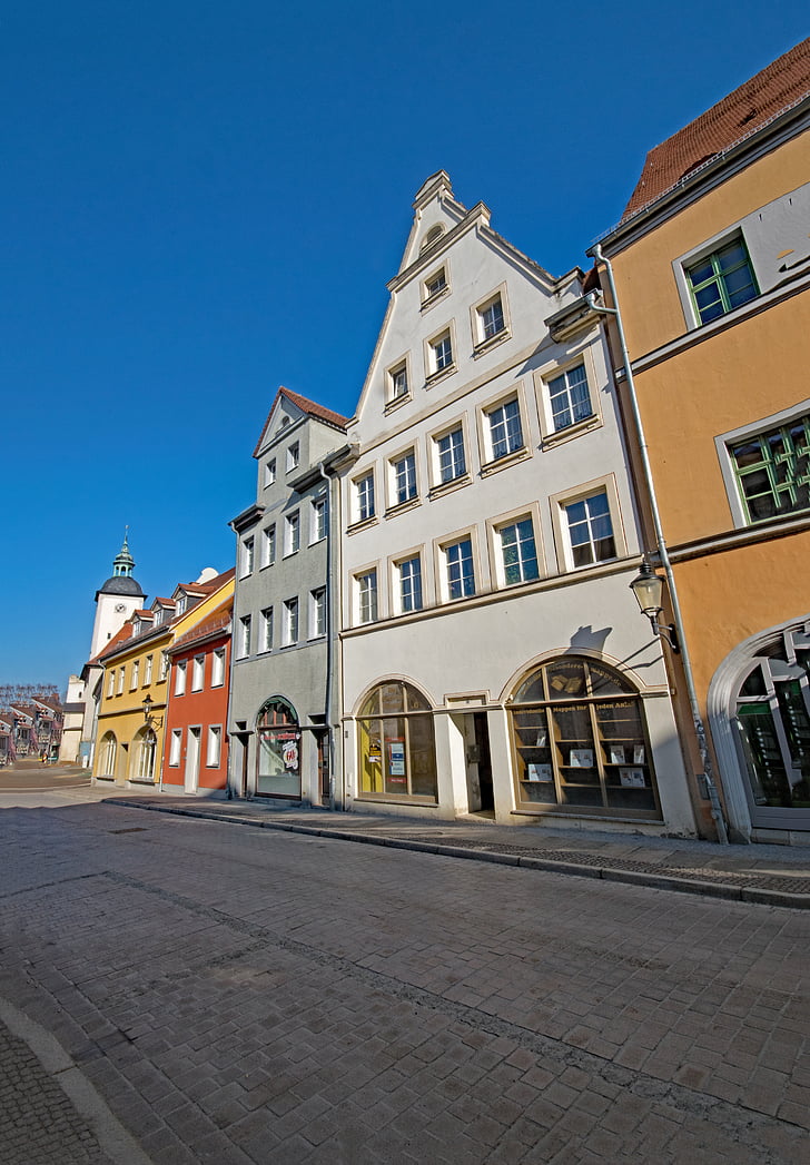Naumburg, Sajonia-anhalt, Alemania, casco antiguo, lugares de interés, edificio, carretera