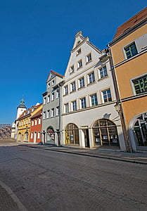 Naumburg, Saška-anhalt, Nemčija, staro mestno jedro, zanimivi kraji, stavbe, cesti