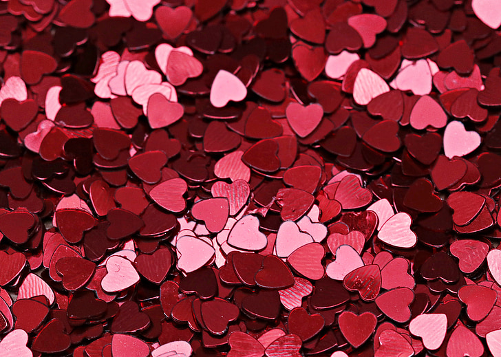 background, texture, heart, red, close, love