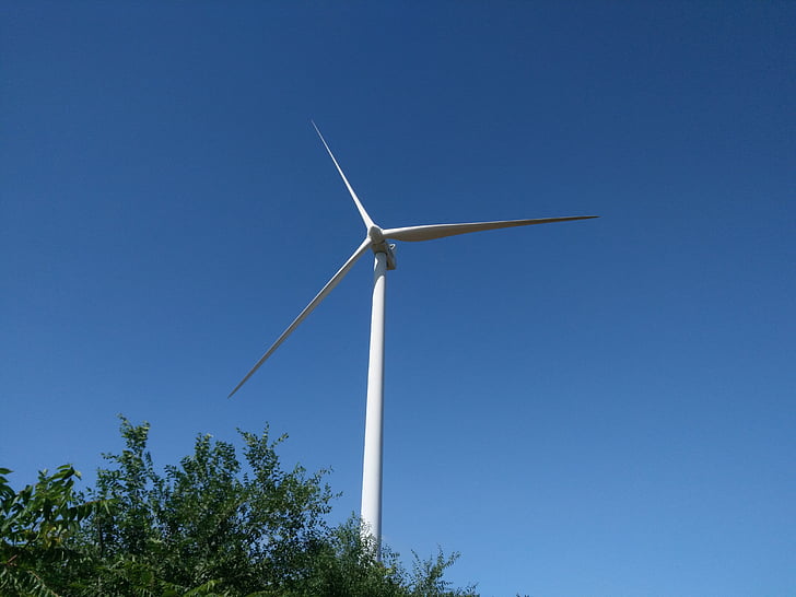 Vjetar, sila, kosa, električne energije, za prodaju, turbina, okoliš