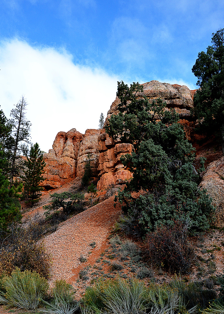 Red canyon, Rock, landschap