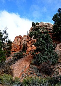 red canyon, rock, landscape