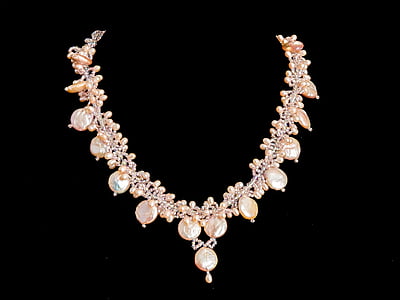 náhrdelník, Pearl, šperky, Luxusní, dárek, Žena, příslušenství