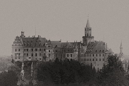 slott, Sigmaringen, Sigma brottas slott, fästning, Residence, Donau, Hohenzollern slott