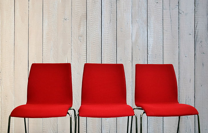 kėdės, palaukti, palauk, sėdėti, sėdynės, pertrauka, sėdimų vietų, raudona