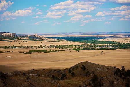 paysage, fort robinson, Nebraska