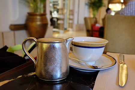 popoludňajší čaj, šálku čaju, čaj 壺