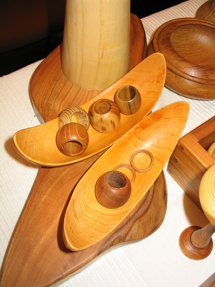 Artesania, es va convertir, fusta, formulari, bols de fusta, creativitat
