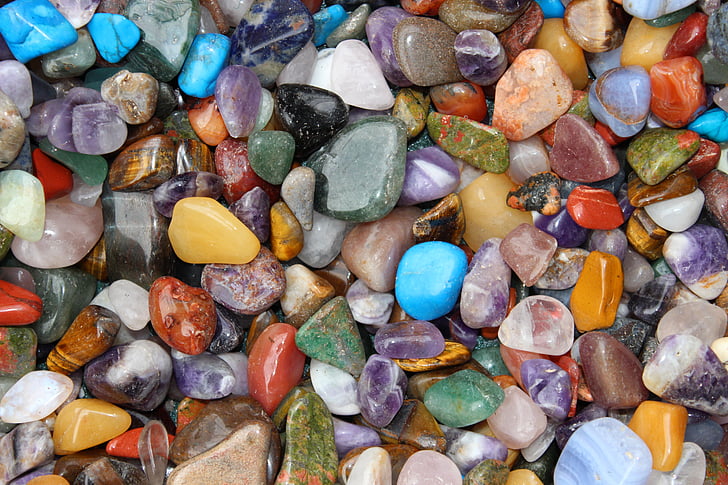 dragulja, kamenje, kristal, Dragi kamen, mineralna, boja, šljunčana