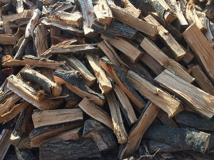 Drewno kominkowe, Woodpile, drewno