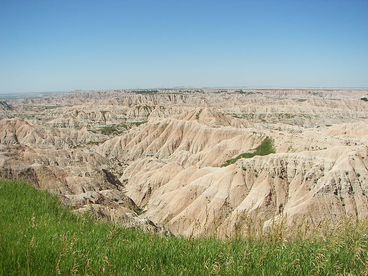 Badlands, naturaleza, paisaje, Dakota, erosionado, Rocky, Scenic