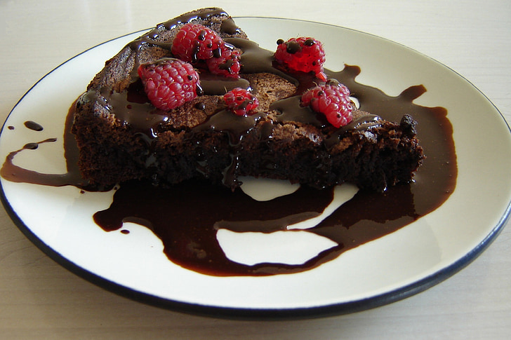 šokolādes kūka, torte, jauks, deserts, garšīgs, garšīgi, flourless