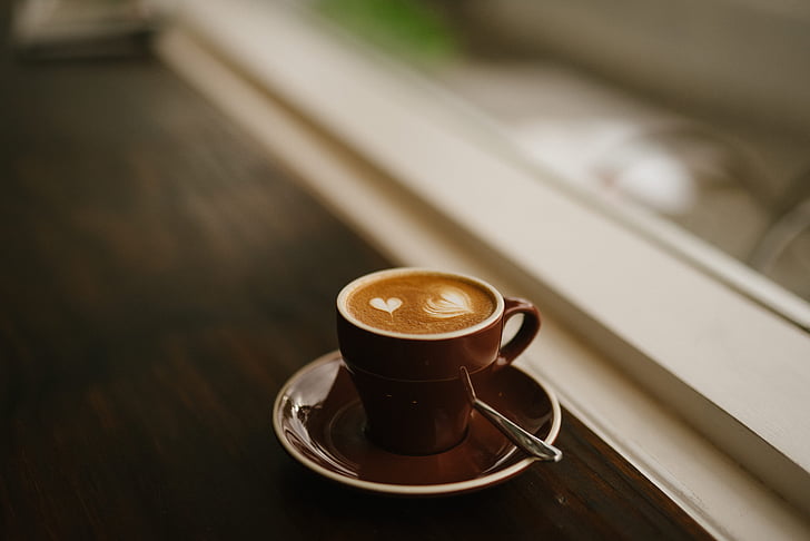 caffeine, cappuccino, coffee, cup, drink, espresso, mug