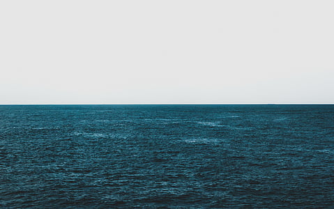 okeāns, fotogrāfija, kopsavilkums, mākoņi, ainava, daba, jūra