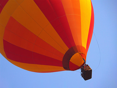 balon, langit, wisata balon udara panas, warna-warni