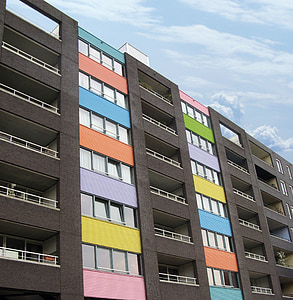 arkkitehtuuri, Hollanti, värit, City