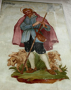 lüftlmalerei, lueftelmalerei, mặt tiền, bức tranh, Frescos, vùng Upper bavaria, hình thức nghệ thuật
