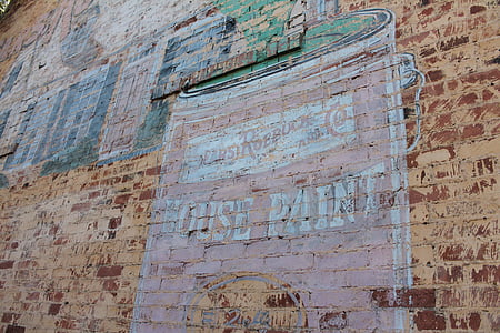 arte de la pared, pared de ladrillo, Fondo de pared de ladrillo, Vintage, diseño, edificio, de años