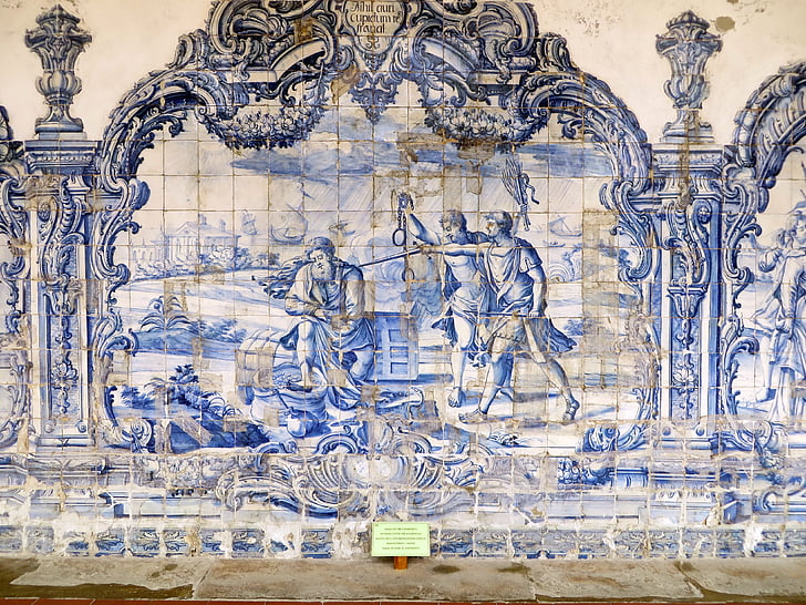 Bahia, Église, Sao francisco, couvent, cloître, azulejos, céramique