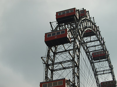 rotella di Ferris, Vienna, Parco di divertimenti, in acciaio