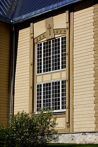 fönster, kyrkans fönster, små spröjsade fönster