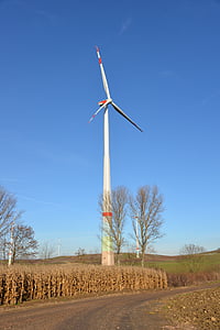 Pinwheel, enerģija, Eco enerģija, vēja enerģija, debesis, zila, vides aizsardzības tehnoloģija