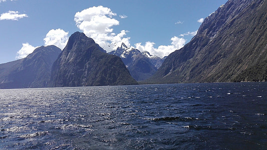 Yeni Zelanda, South Island, doğa, okyanus, manzara, kayalar