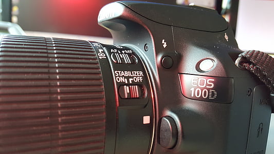 fotocamera, cannone, DSLR, 100D