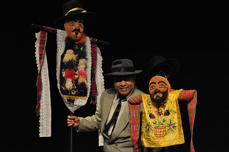 Theater, Juan de maldonado, acteur, achalay theater, Peru, kunstenaar, theatrale partij vargas