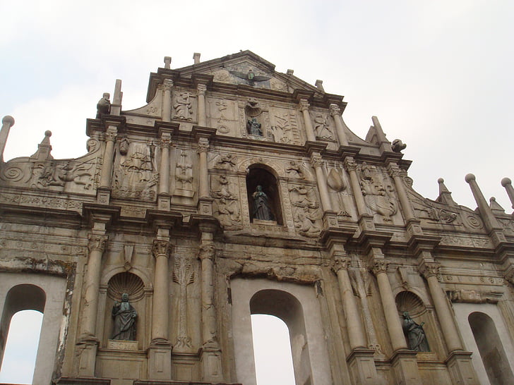 Cathedral, Macau, arkitektur, arv, rejse, gamle, bygning