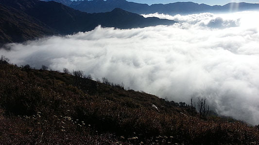 natur, Nepal skjønnhet, eventyr, naturlig sky av nepal