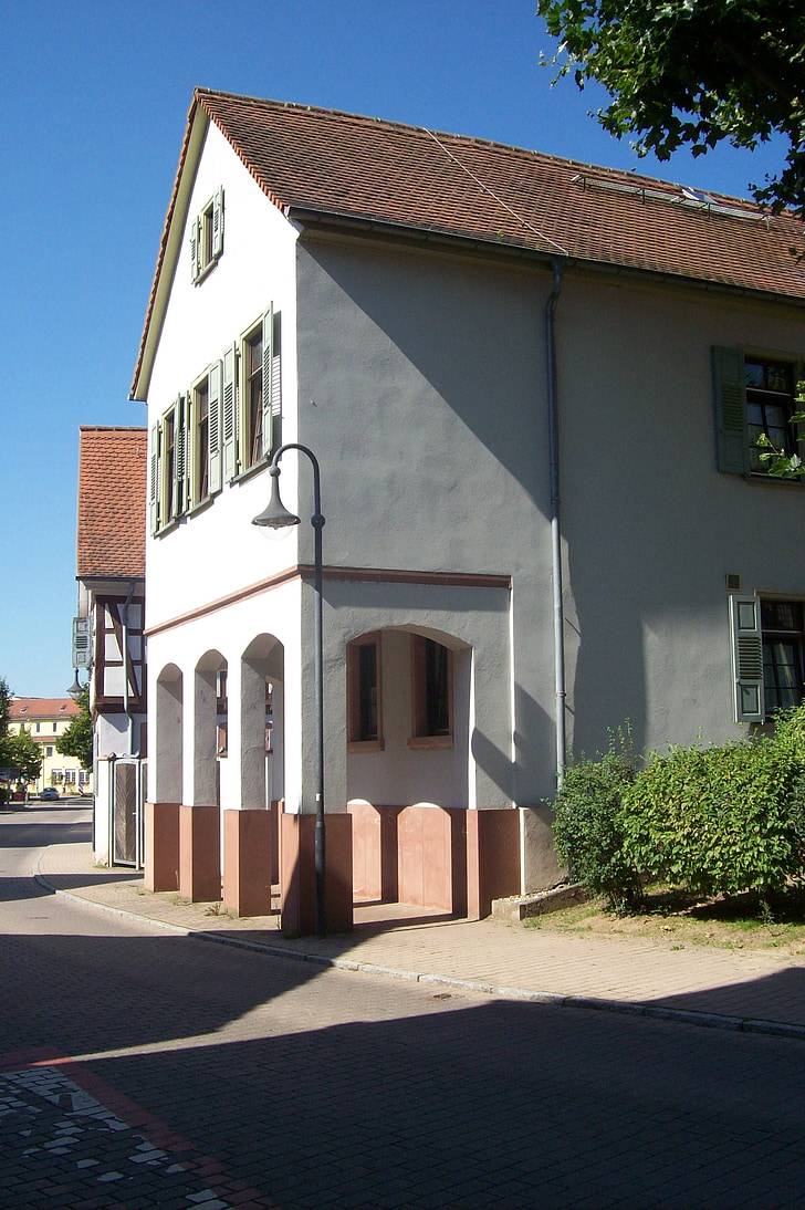 antigo quartel, Bensheim-auerbach, património cultural, Monumento, edifício, histórico, militar