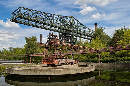 Duisburg, pabrik baja, pabrik, industri, lama, arsitektur, industri berat