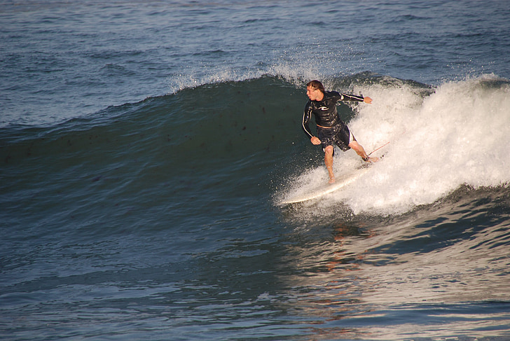 surfer, surfing, havet, bølge, vand sport, Ocean, Newport