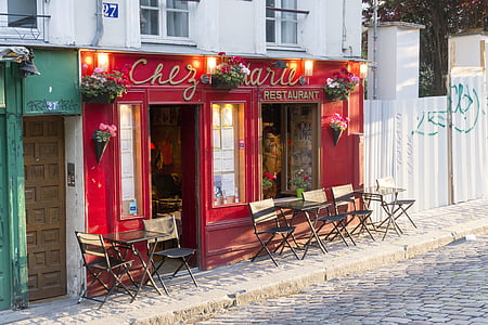 cafeteria, restaurant informal, França