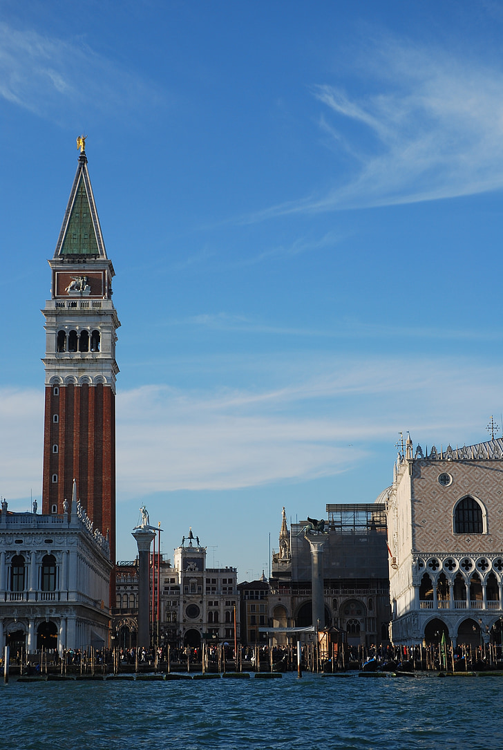 Venedig, Piazza, Markusplatsen, Campanile