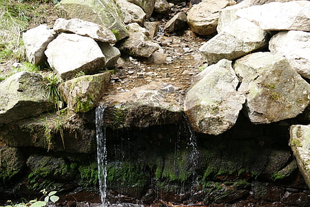 ruisseau, eau, Rehberger douves, nature, Rock