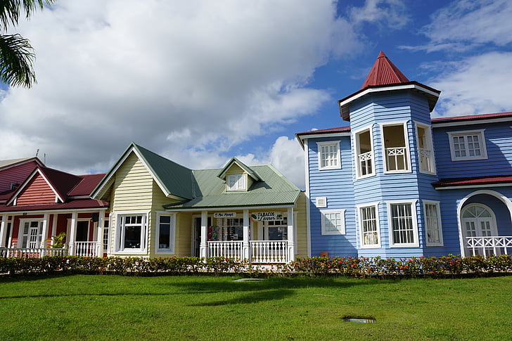Samana, Καραϊβική, παραθεριστικές κατοικίες, πολύχρωμο, ξύλινα, Αρχική σελίδα, Στο σπίτι