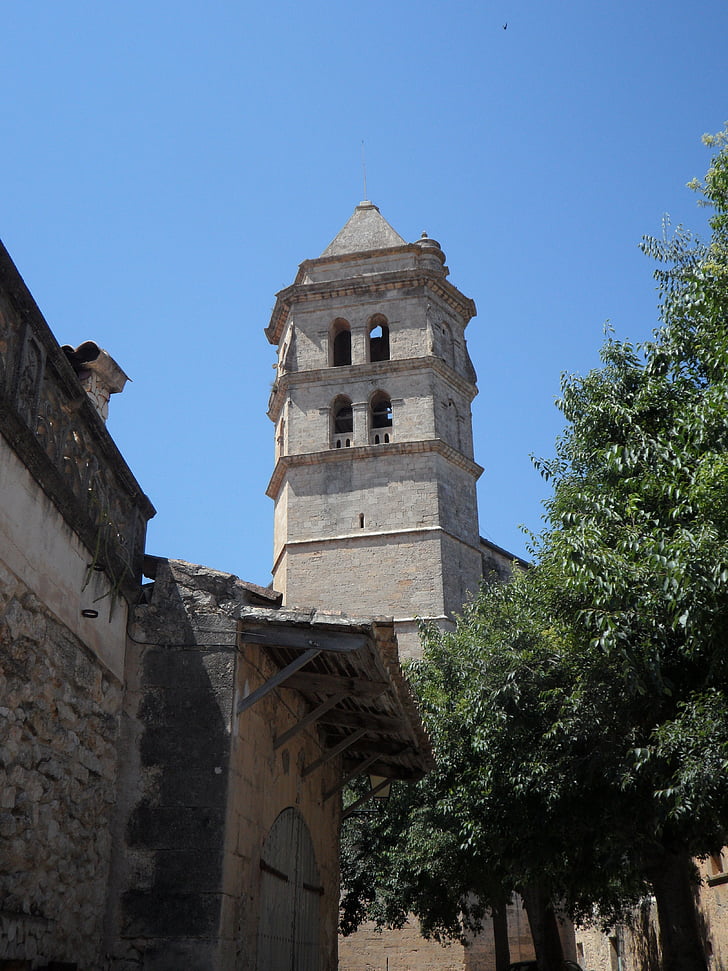 Menara, Steeple, Mediterania, Gereja, bangunan, Hebat, Kekristenan