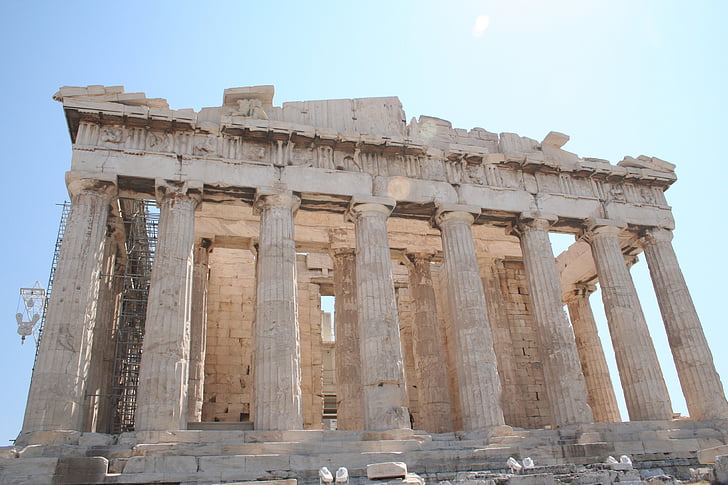 Kreeka, Ateena, arhitektuur, Temple, veerg, Holiday, Monumendid