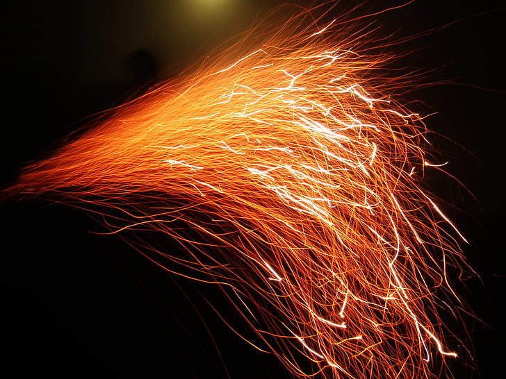 eld, fyrverkerier, nyårsafton, Sparks hot