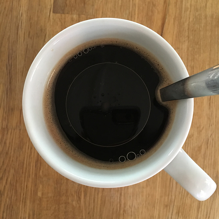 กาแฟ, แก้วมัค, ถ้วย, เครื่องดื่ม, สีดำ, กลิ่นหอม, ตอนเช้า