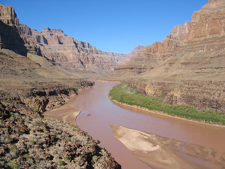 grand canyon, Aerial, désert, Canyon, Colorado, Arizona, é.-u.
