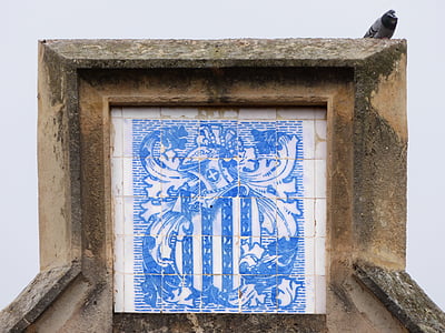 Wappen, Mosaik, Pere Schuss Tote, moderne, Fliesen, Handwerk, Jugendstil
