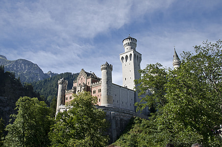 Tyskland, slott, Bayern, Neuschwanstein