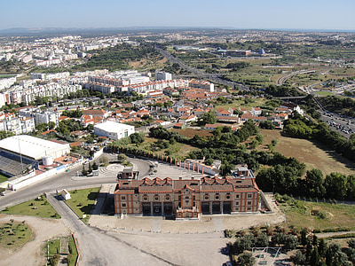 Lisabonská, Portugalsko, panoramatický pohľad, mesto