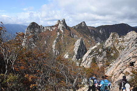 mt seoraksan, landscape, climbing, gangwon do, mountain, hiking