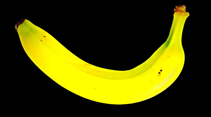bananų, tropinių vaisių, vaisių, geltonas puodelis, Maksas, prinokusių, turtingas vitaminais
