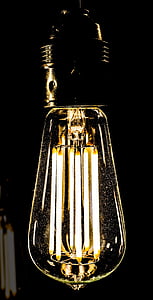 päron, lampan, ljus, glödlampa, glödlampor, glas, Glow wire
