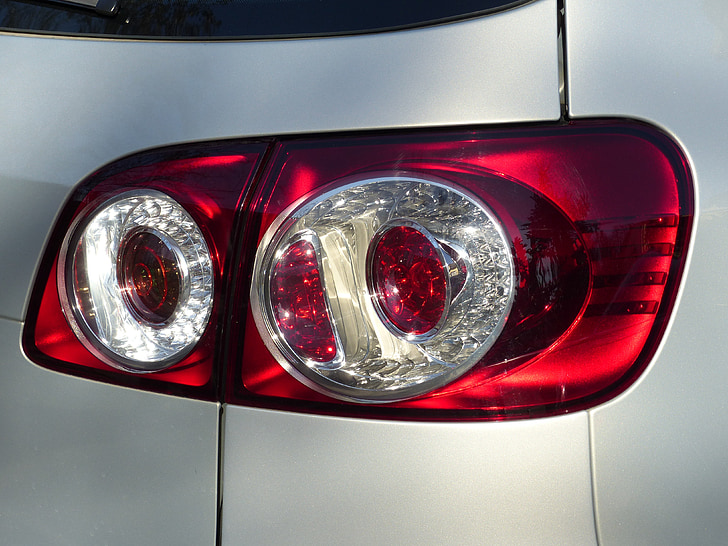 inversió de llum, Golf més, Volkswagen, auto, vermell, reflexió, PKW